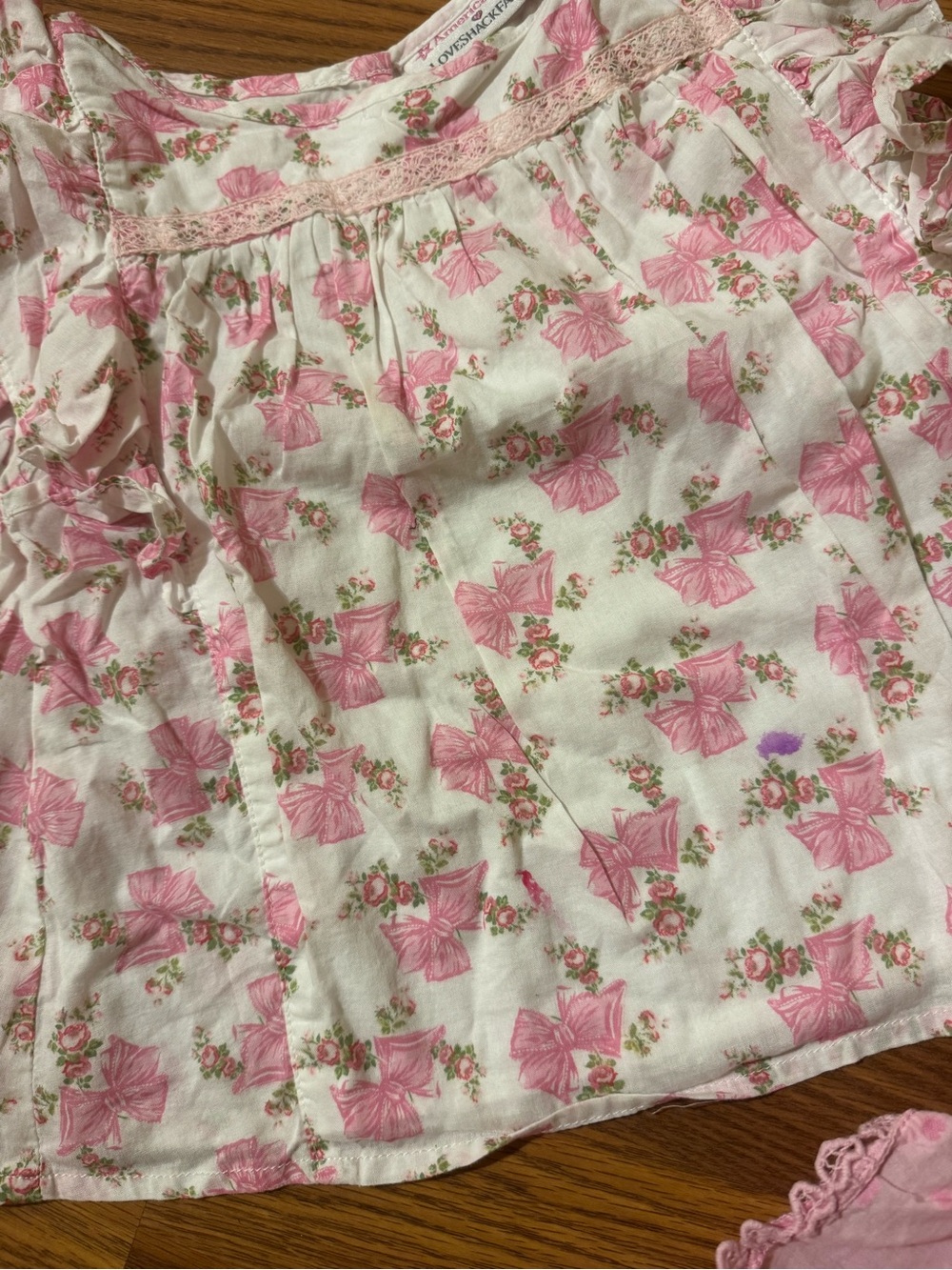 Love shack fancy x American girl skirt set PLAY some stains - Picture 3 of 4